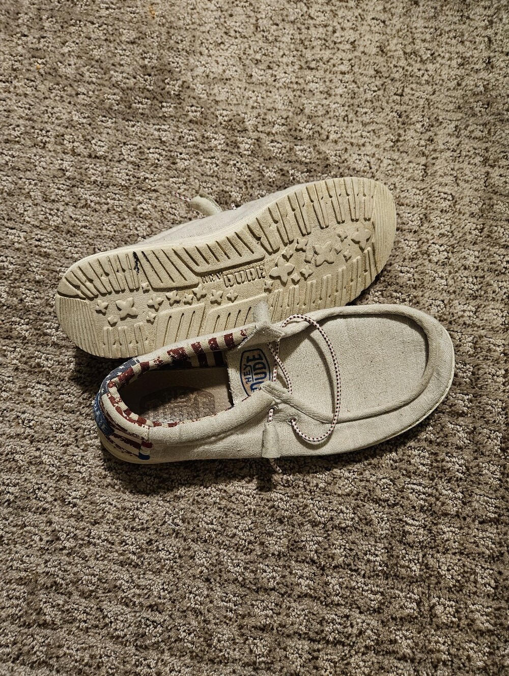 Hey Dude American Flag Shoes